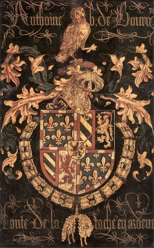 COUSTENS, Pieter Coat-of-Arms of Anthony of Burgundy df oil painting image